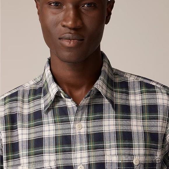 J crew Cotton-hemp blend twill workshirt - Picture 2 of 5